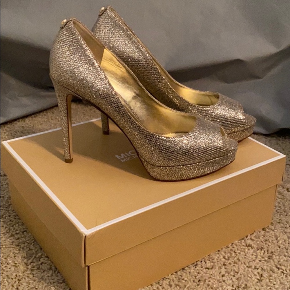 Michael Kors Open Toe Platform Pump - image 1